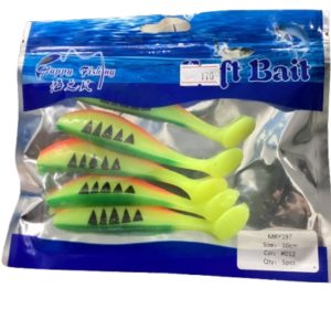 Señuelos happy fishing soft 5 unidades 10cm
