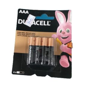 Pilas Duracell AAA x4