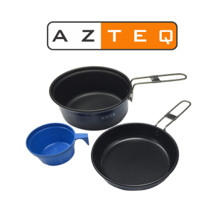 JUEGO DE CACEROLAS PARA CAMPING AZTEQ TRIP
