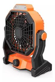 Ventilador portátil camping con luz carga usb