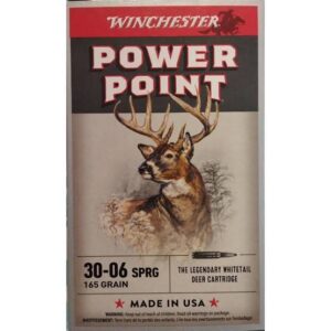 BALA WINCHESTER POWER POINT 30-06 SPRG 165GR x20